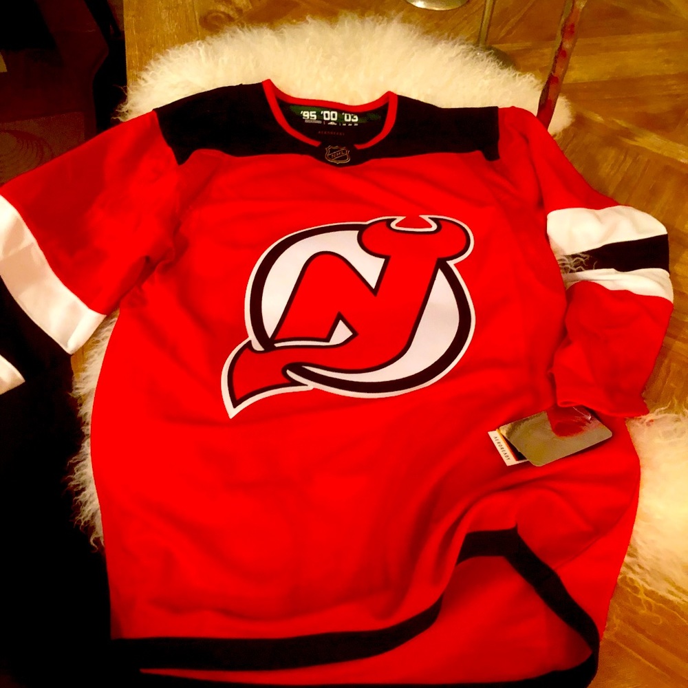 SOLD!Auth. Adidas New Jersey Devils Home Jers SZ S - Picture 1 of 13